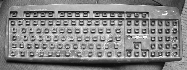 грязная клавиатура